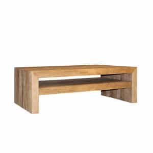 Massivholz Couchtisch aus Teak 140 cm