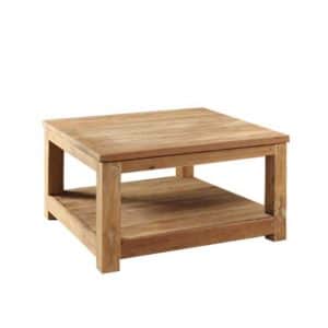 Couchtisch aus Teak massiv quadratisch