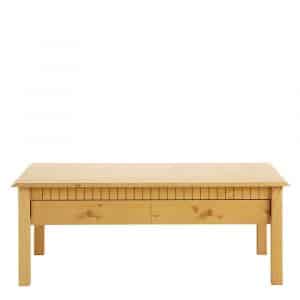 Sofatisch aus Kiefer Massivholz 110 cm breit