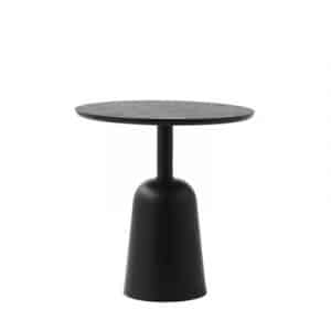 Turn Couchtisch / Verstellbare Höhe von 41 bis 64 cm / Ø 55 cm - Normann Copenhagen - Schwarz