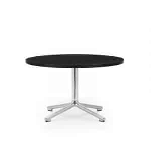 Lunar Couchtisch / Ø 70 x H 40 cm - Eiche schwarz - Normann Copenhagen - Schwarz