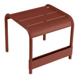 Luxembourg Beistelltisch / Sitzhocker - L 42 cm - Fermob - Rot