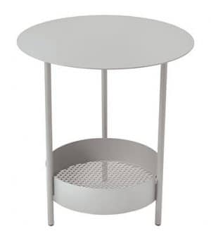 Salsa Beistelltisch / Ø 50 cm x H 50 cm - Fermob - Grau