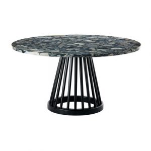 Fan Couchtisch / Marmor - Ø 90 cm - Tom Dixon - Grau