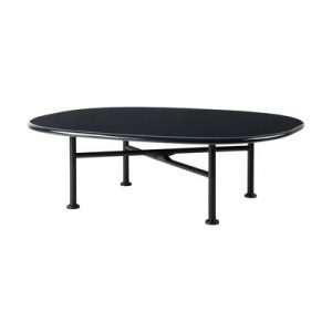 Couchtisch Carmel Large keramik schwarz Keramik schwarz / 87