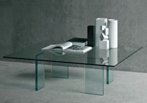 Couchtisch Glass table glas transparent 120 x 120 x H38 cm - Glas Italia - Transparent